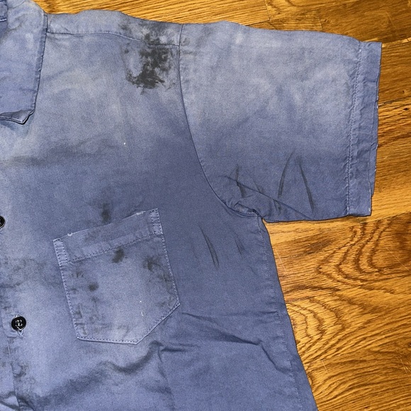 John Elliot - Men’s Camp Shirt - Blue - Size 1 - Picture 4 of 15